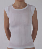 White Cap Sleeve T Front - PURE Seamless