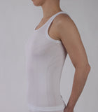 White Tank Top Side - PURE Seamless